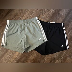 Adidas 3 Stripe Short High Rise- Set of 2- Size XL